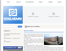 Tablet Screenshot of nekanovin.com